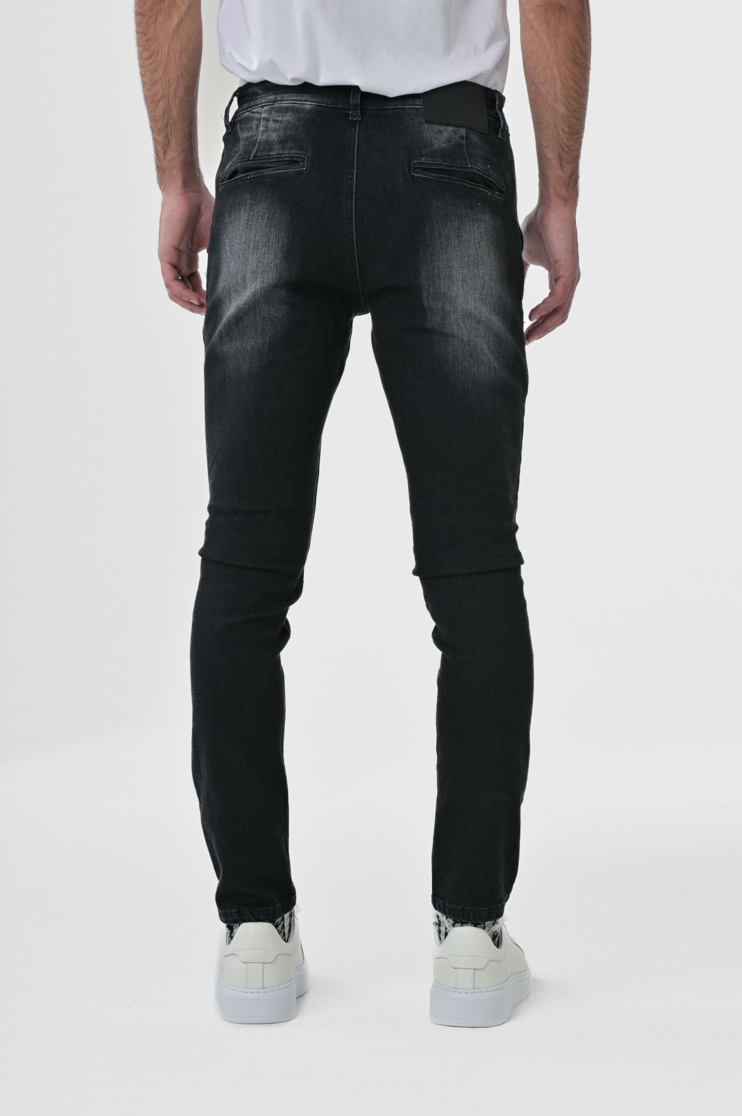 HUGO - Jeans Extra Slim Fit In Denim Elasticizzato Bianco - Bianco - Foto 11