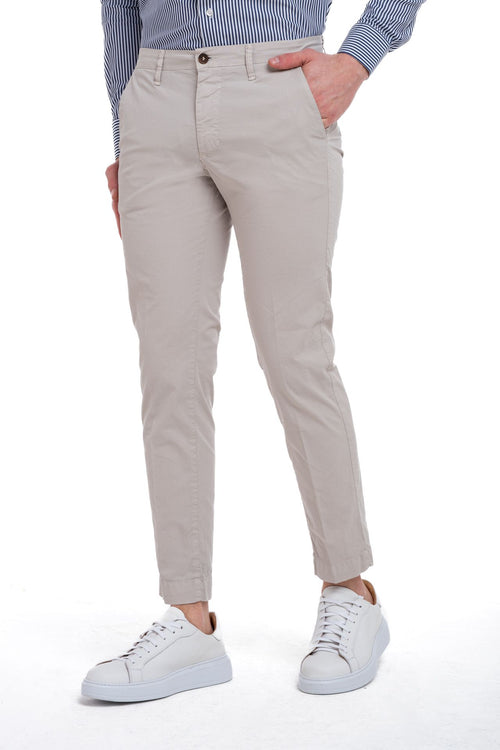Pantaloni Chino tasca america slim fit capri