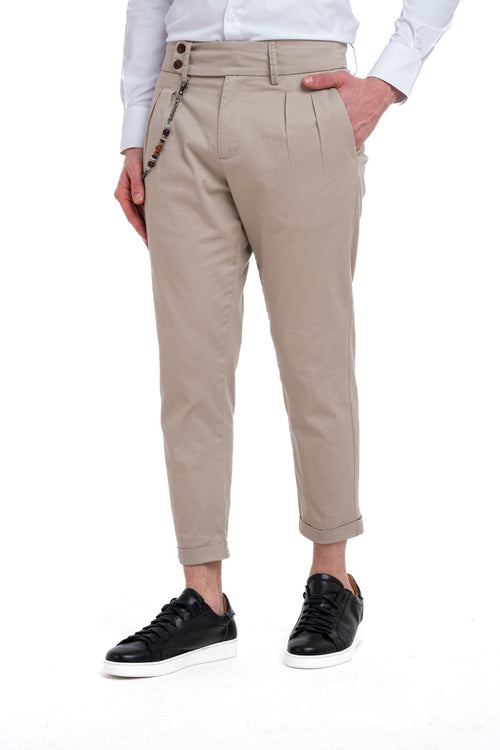Pantaloni con doppia pince
