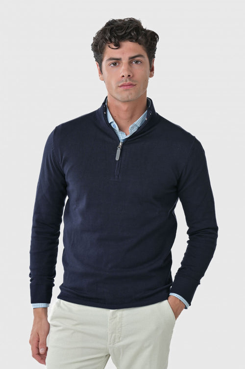 Maglioncino mezza zip