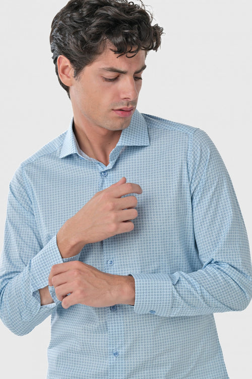 Camicia micro fantasia