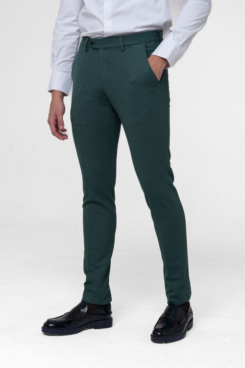 Pantaloni eleganti a nido d'ape