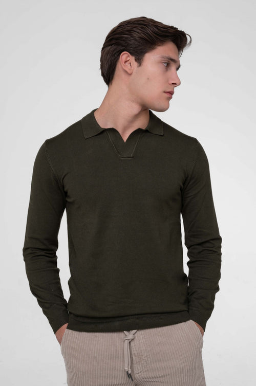 Polo derby maniche lunghe