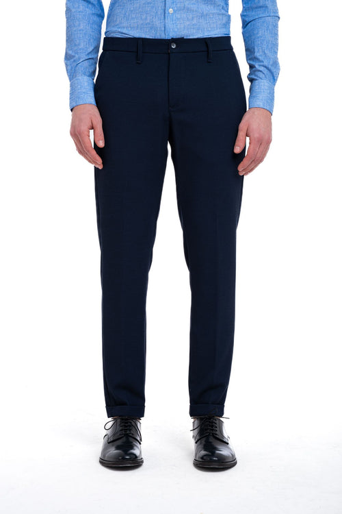 Pantaloni eleganti in tessuto armaturato