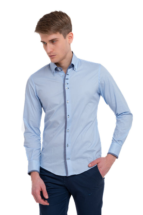 Camicia slim con profilo