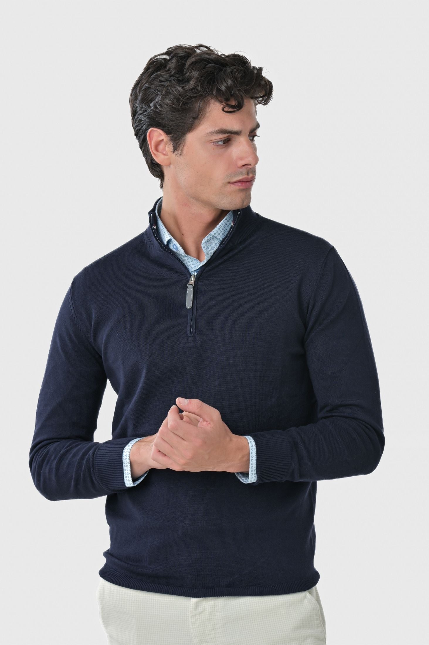 Maglioncino mezza zip