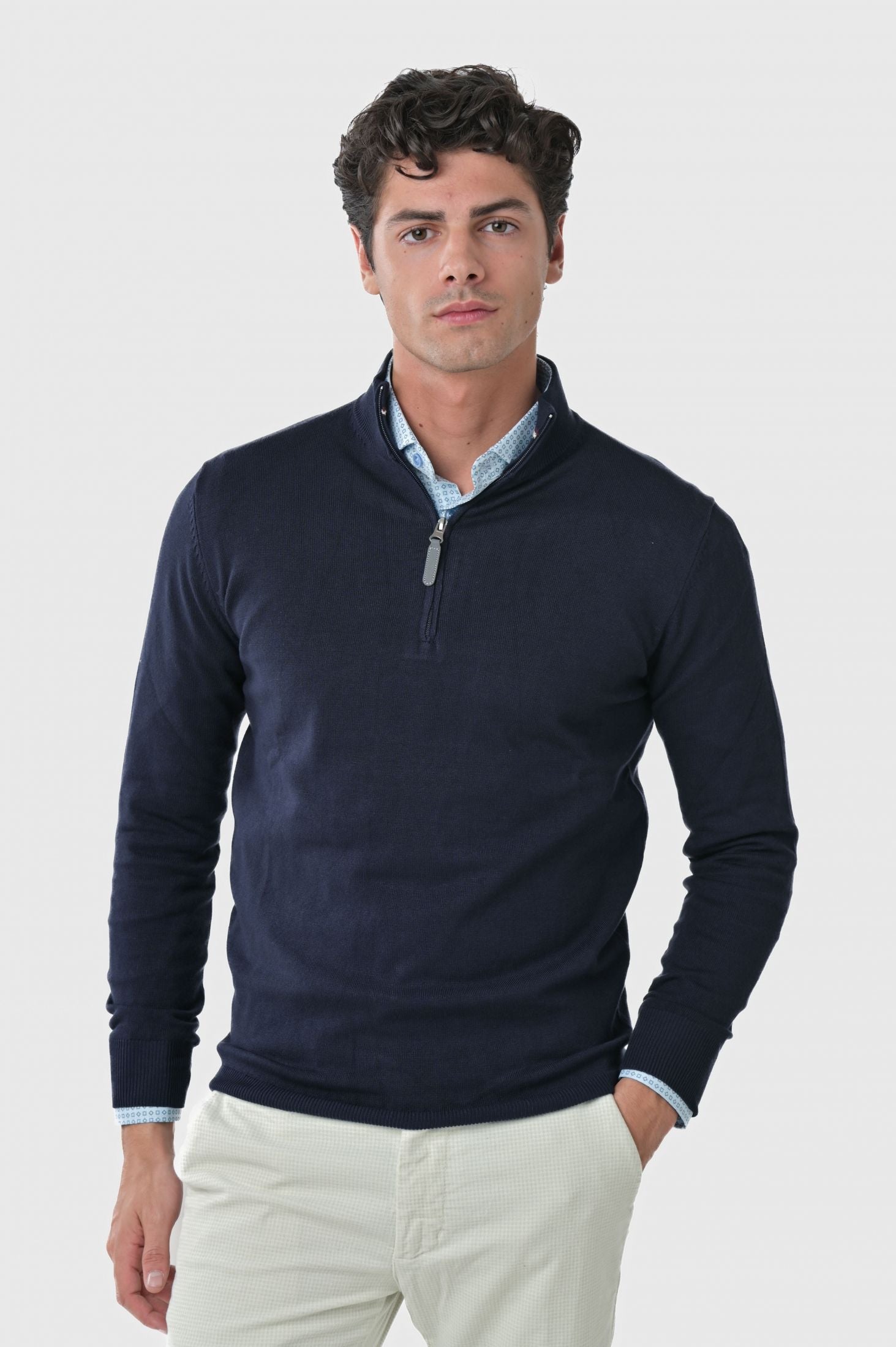 Maglioncino mezza zip