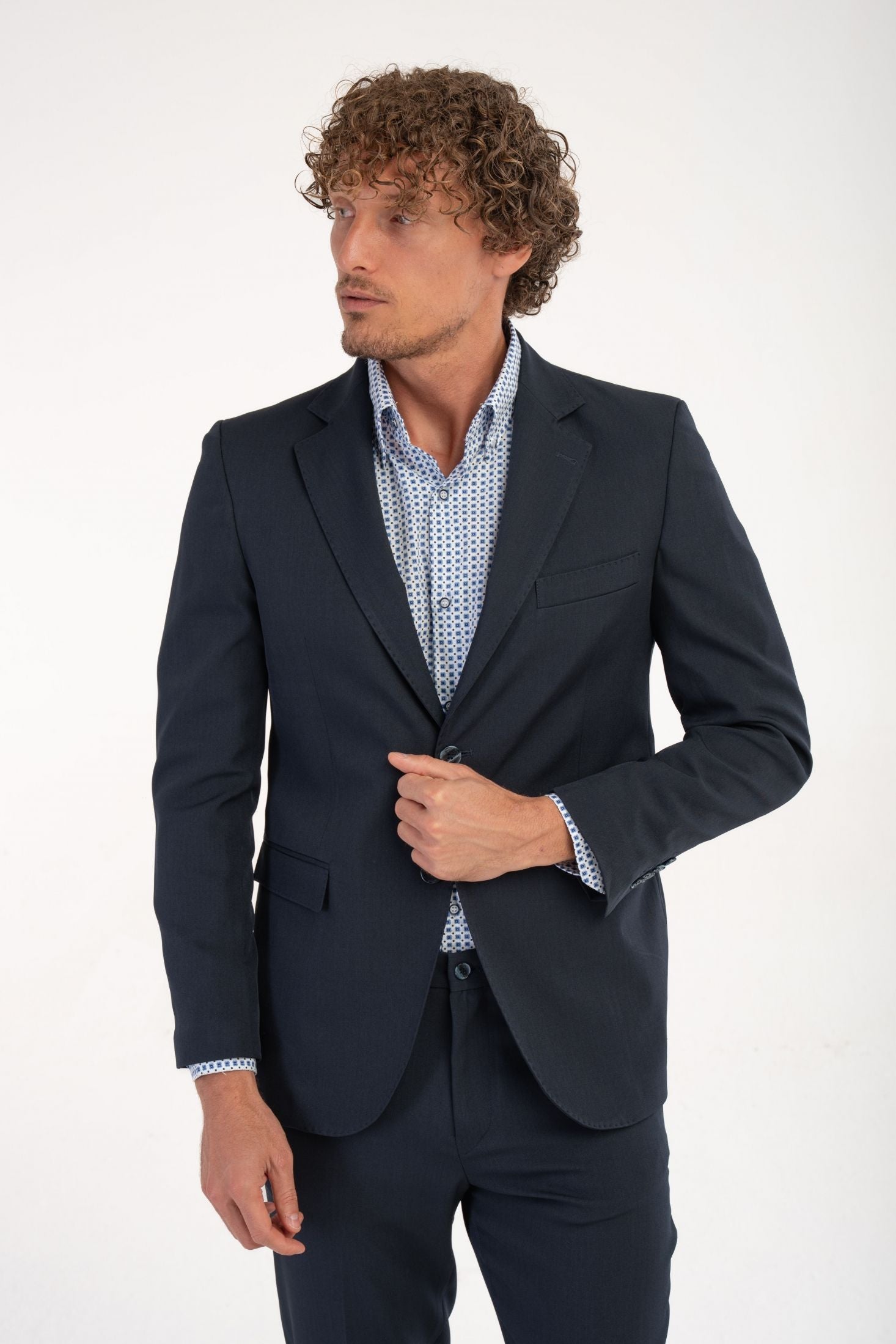 Giacca con texture melange