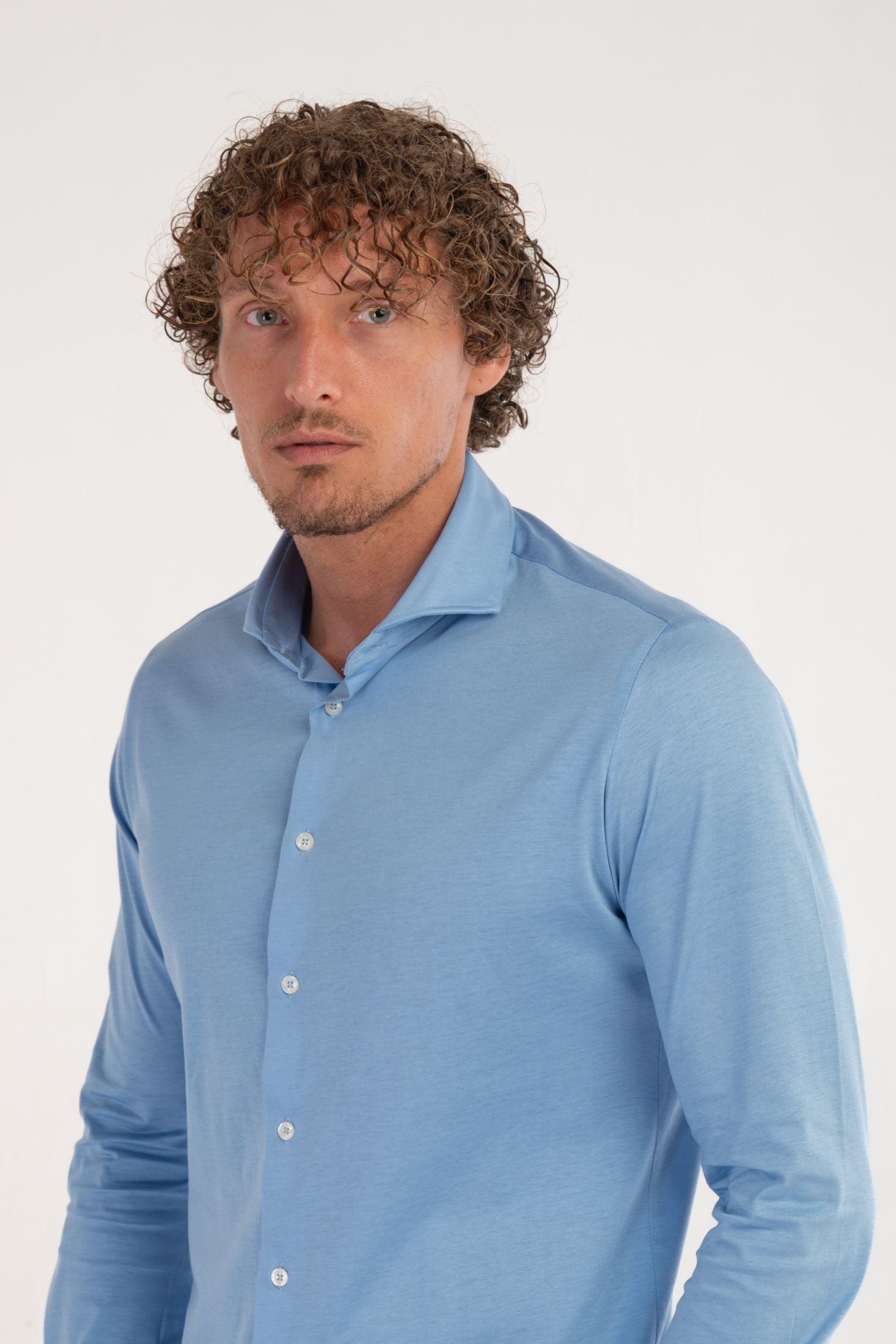 Camicia in misto cotone modal