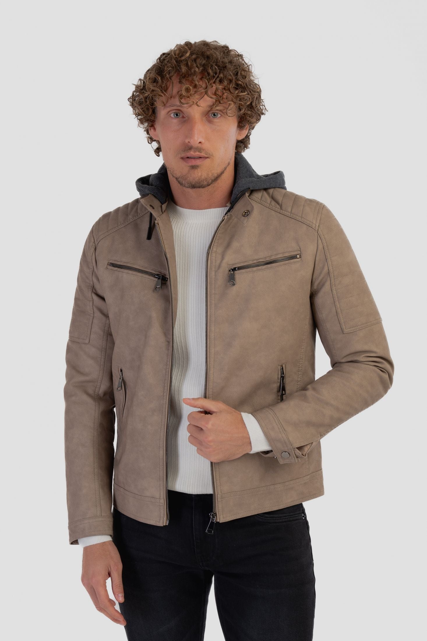 Giubbino effetto nabuk elephant