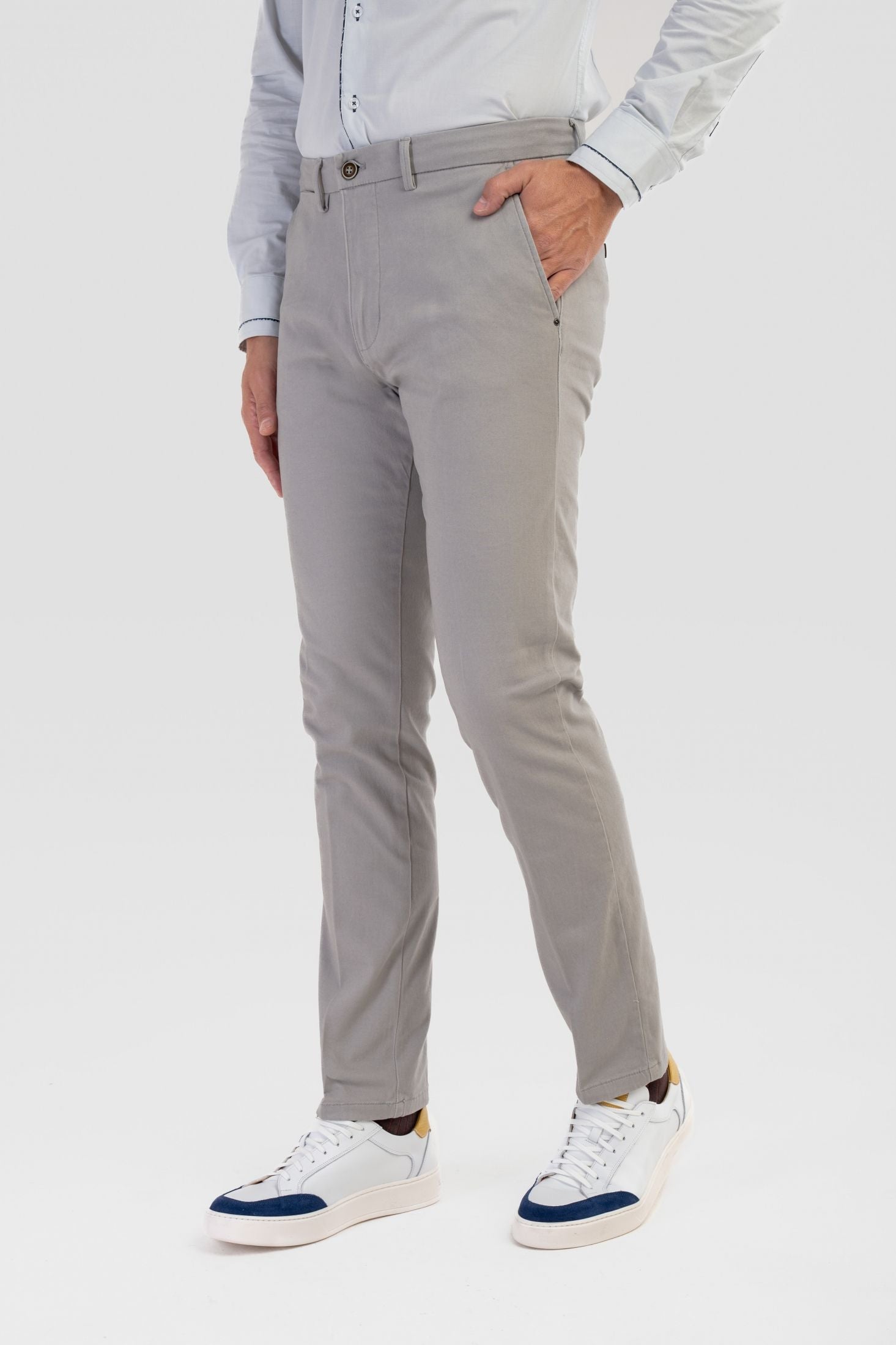 Pantaloni chino regular fit tasca America