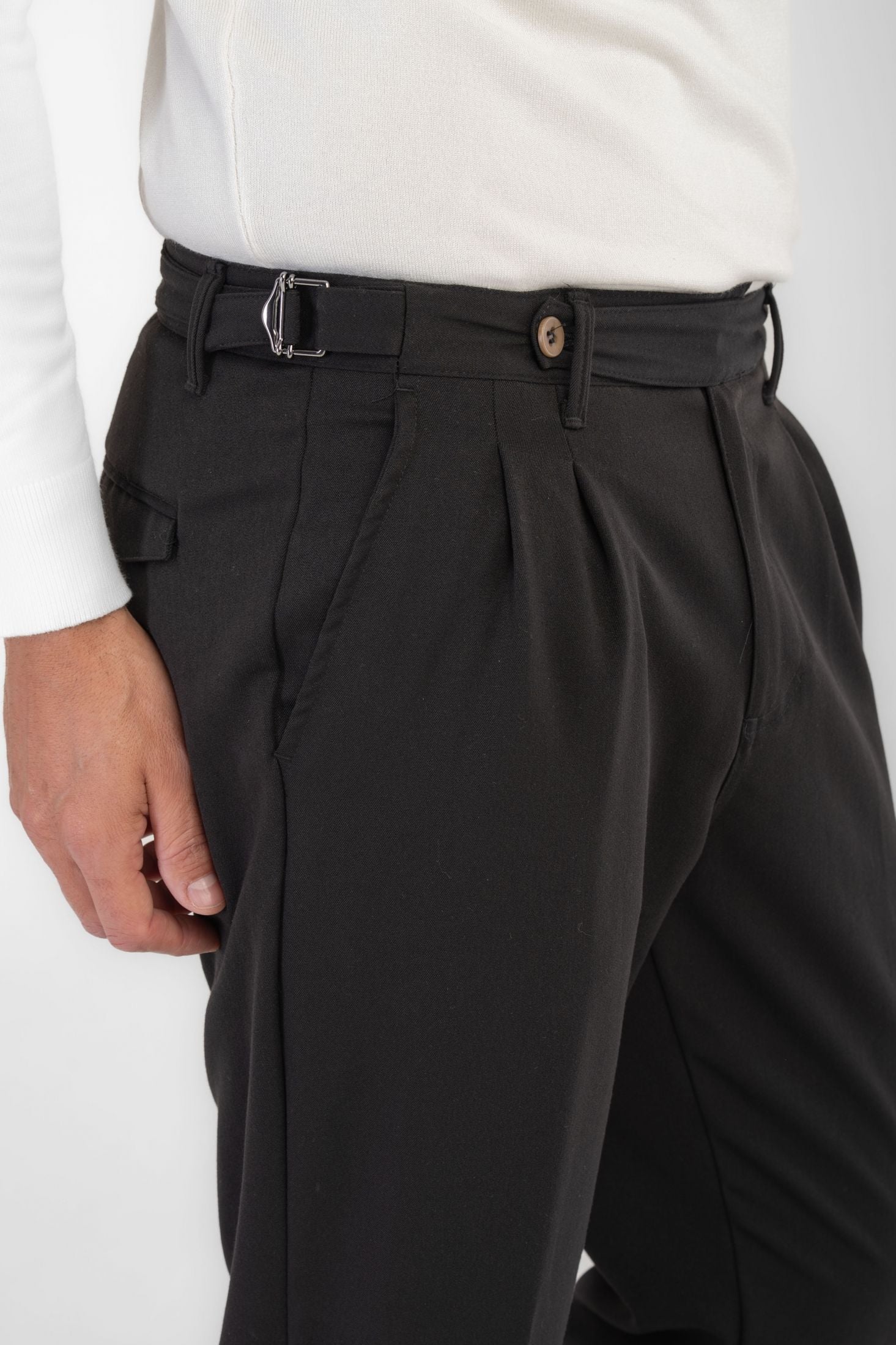 Pantaloni Gurkha doppia pinces