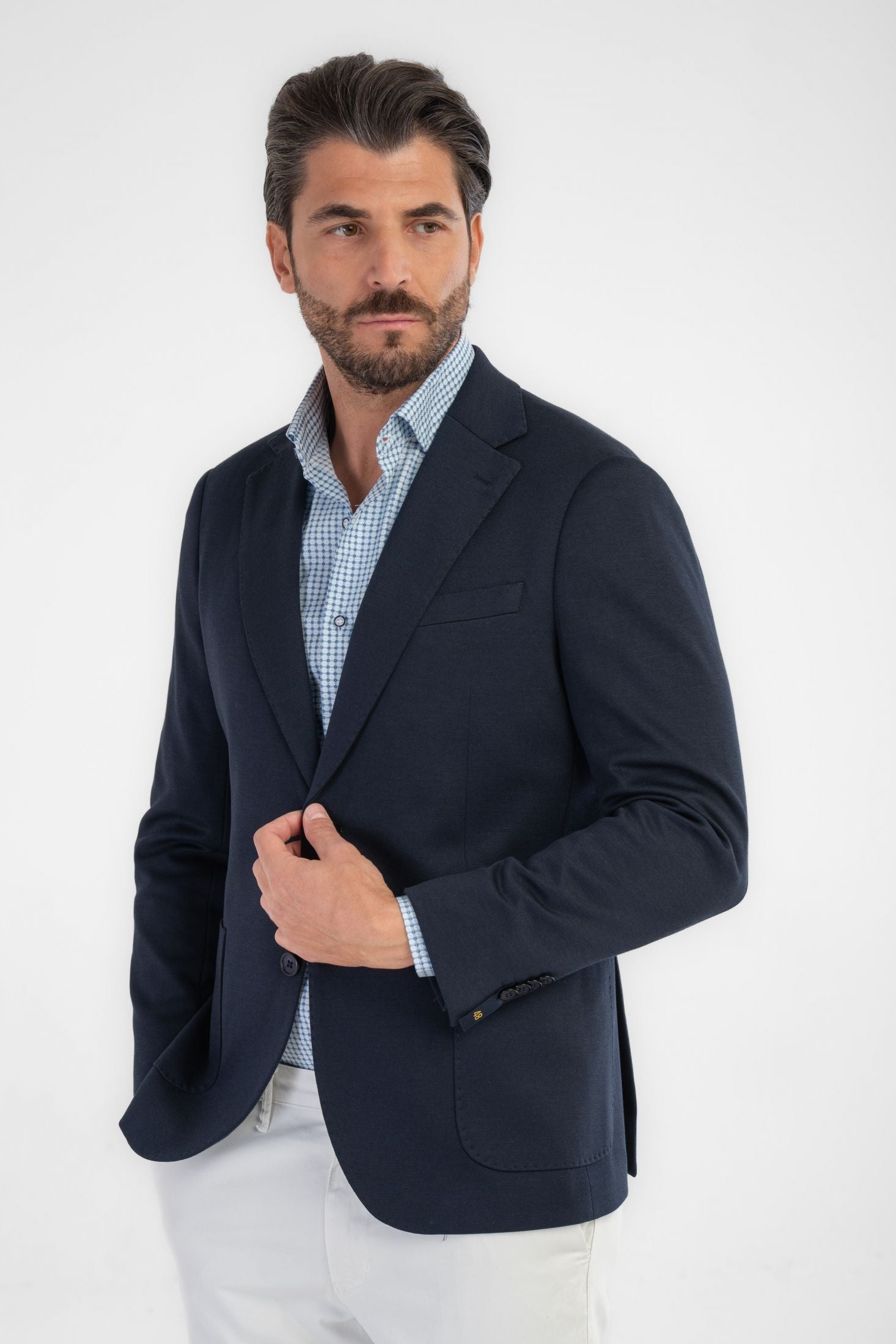 Giacca in jersey strutturato