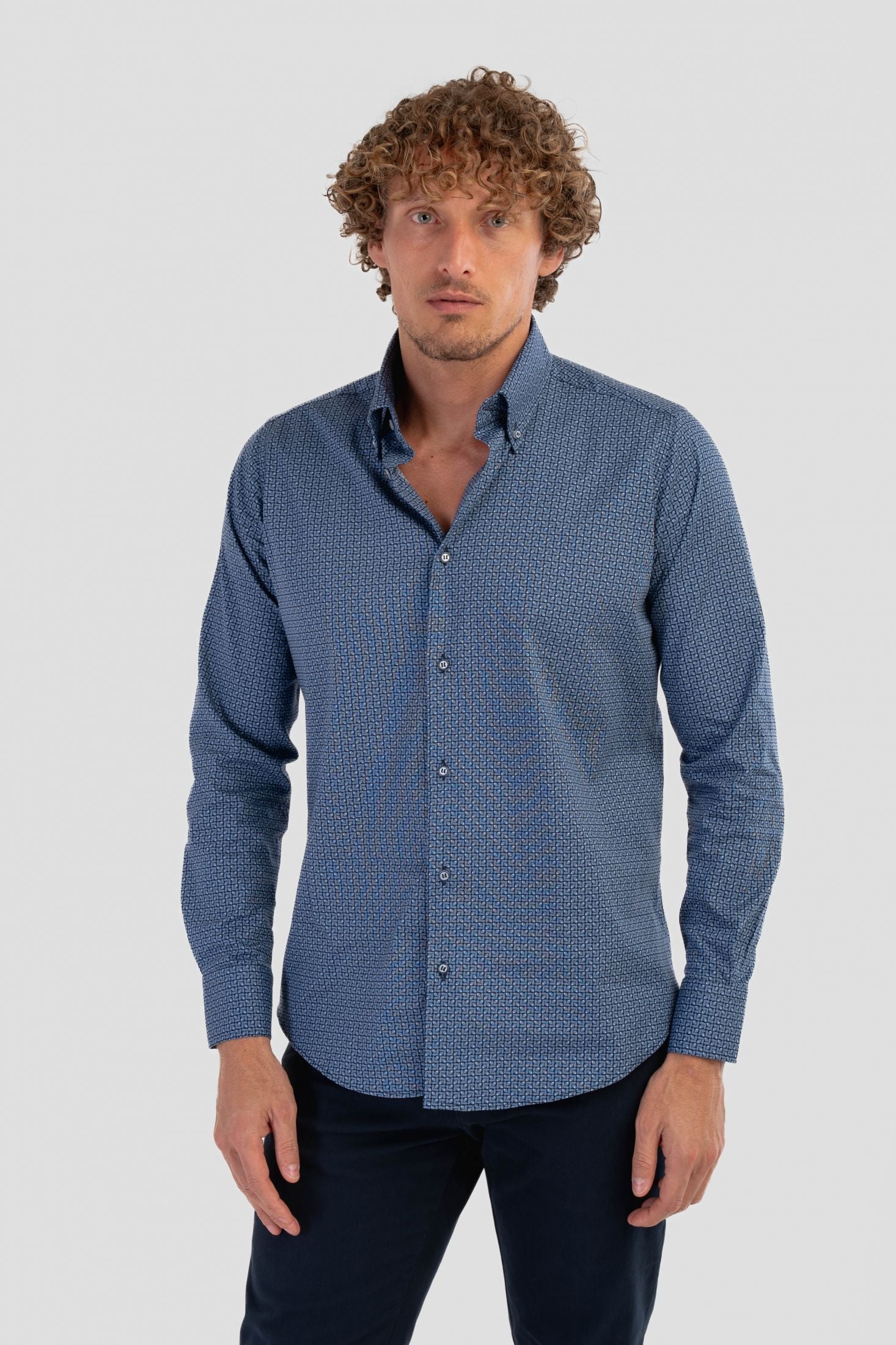 Camicia comfort fit button down