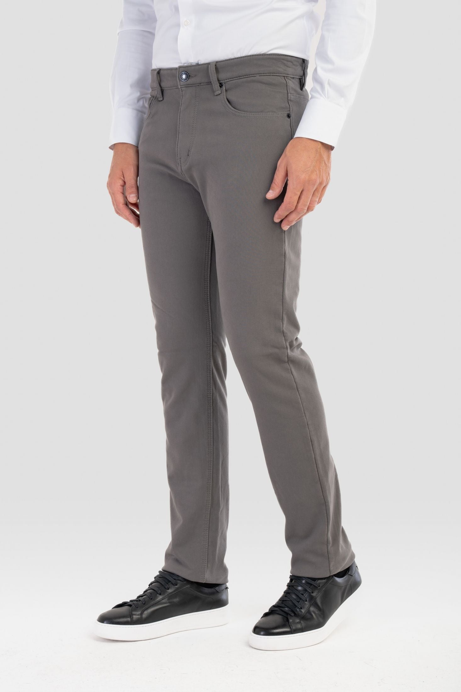 Pantaloni foderati modello jeans