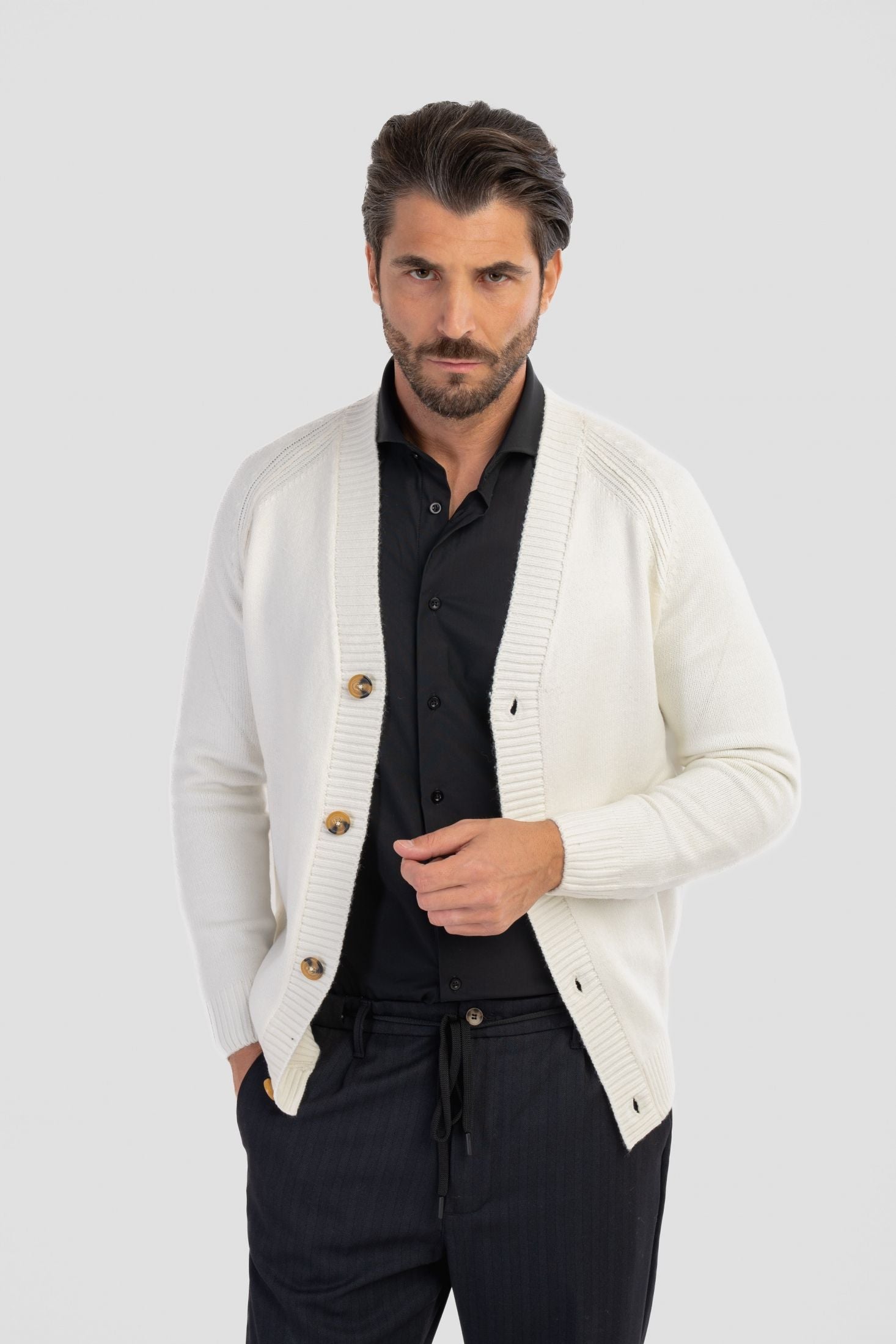 Cardigan scollo V