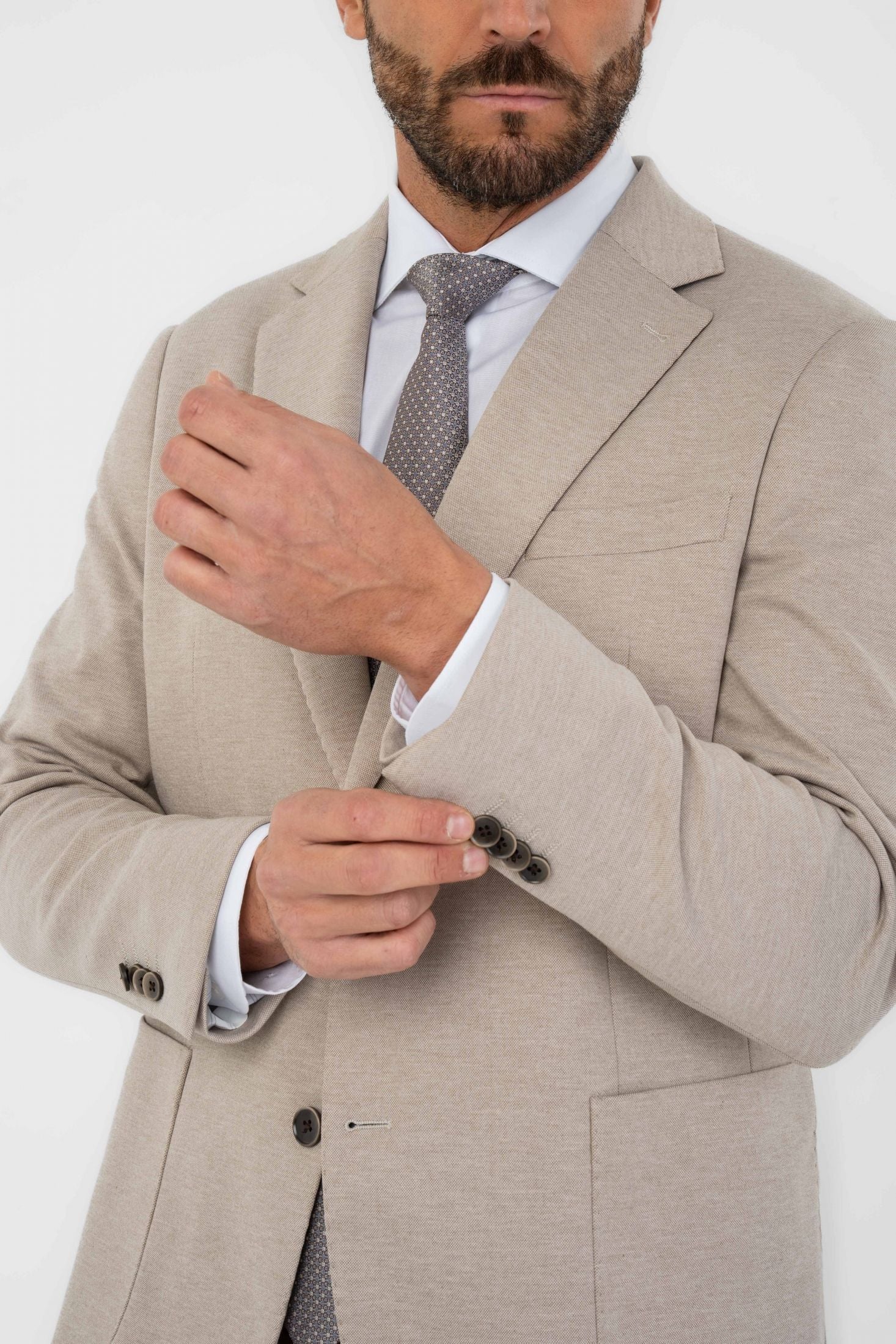 Giacca in jersey strutturato