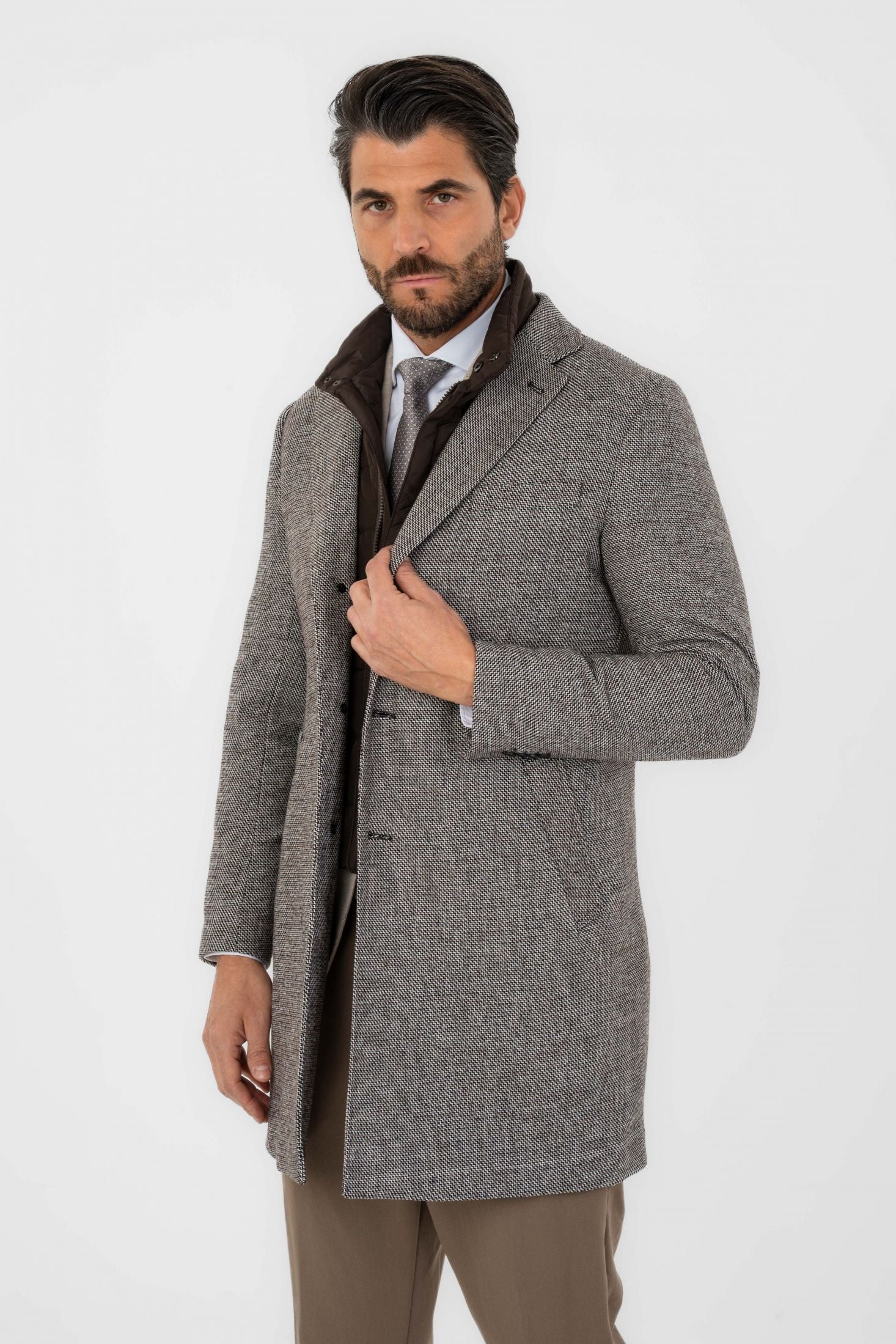 Cappotto con pettorina