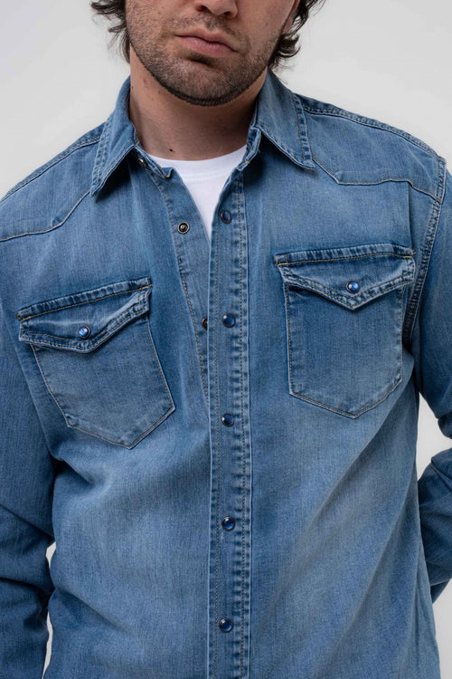 Camicia Jeans light wash