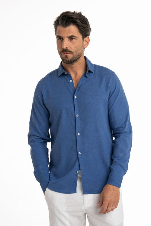 Camicia in misto lino