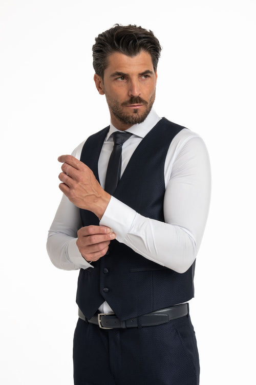 Gilet da smoking microfantasia