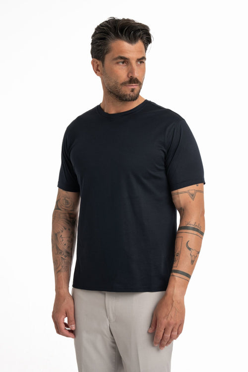 T-Shirt mezza manica mercerizzata