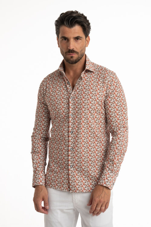 Camicia Slim in fantasia