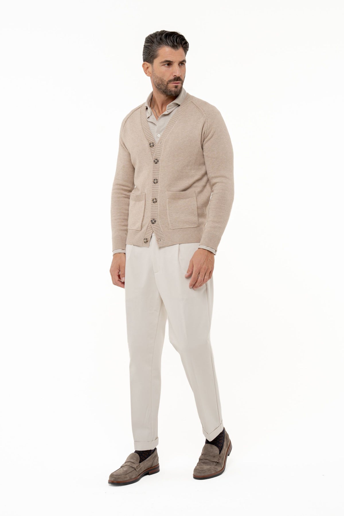 Cardigan con tasche