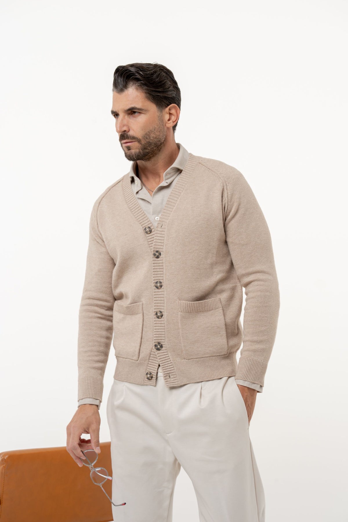 Cardigan con tasche