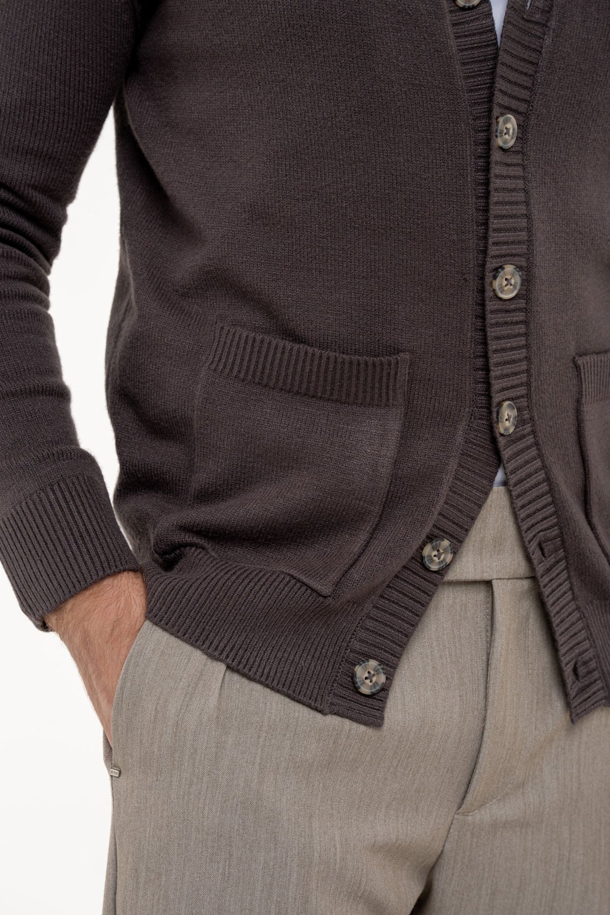 Cardigan con tasche