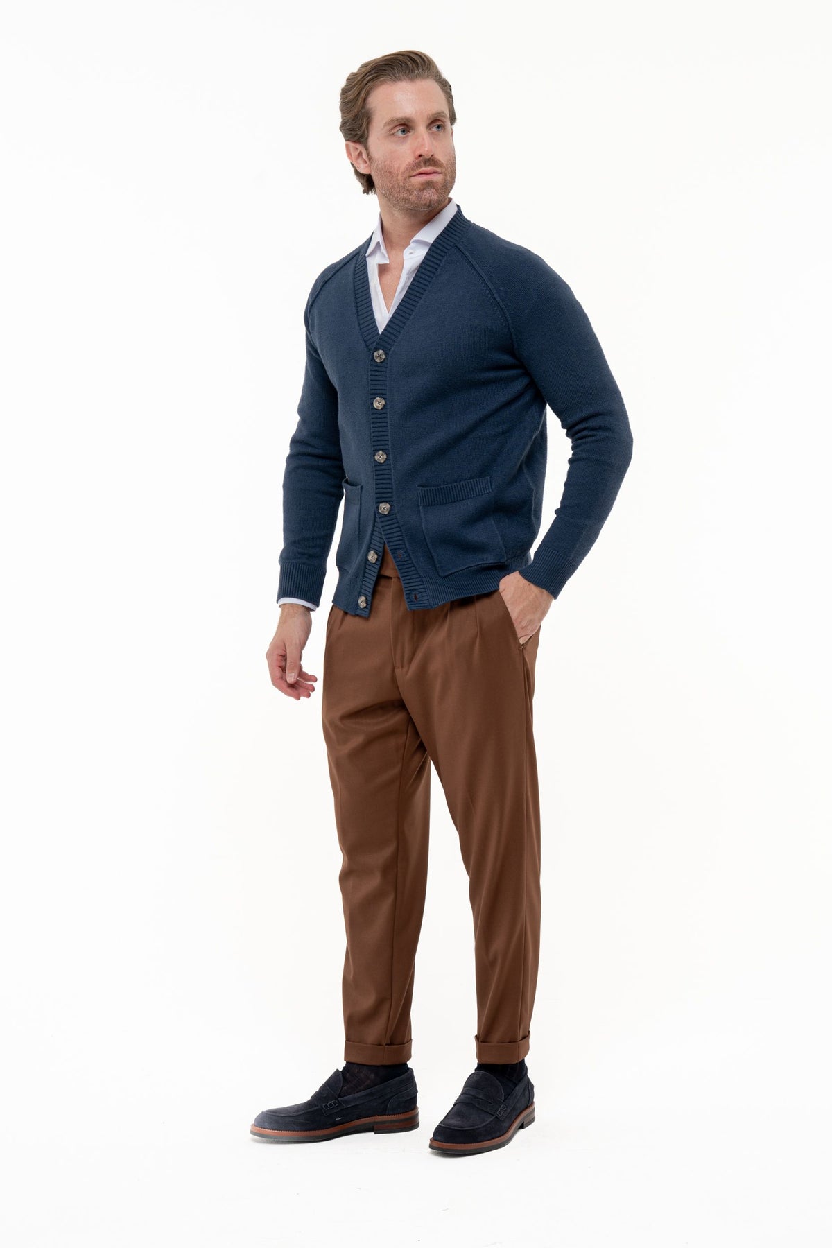 Cardigan con tasche