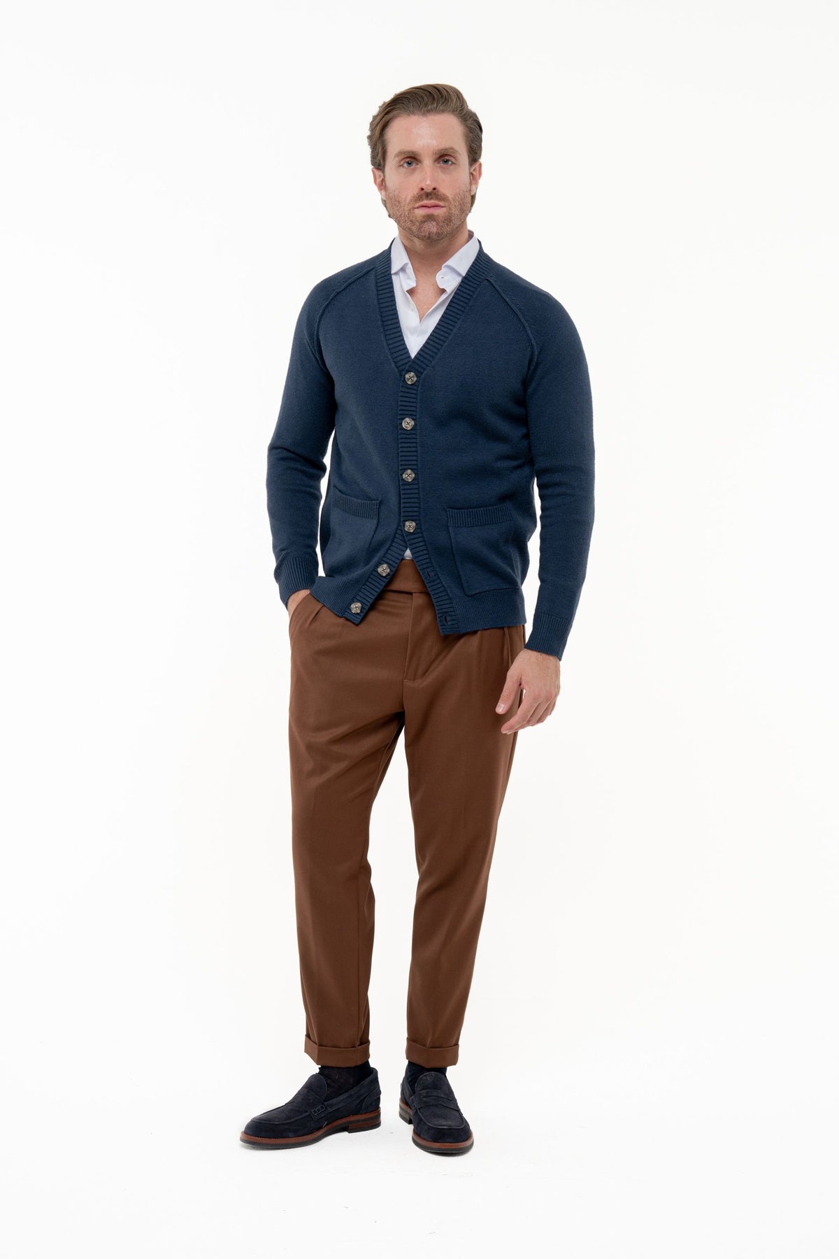 Cardigan con tasche