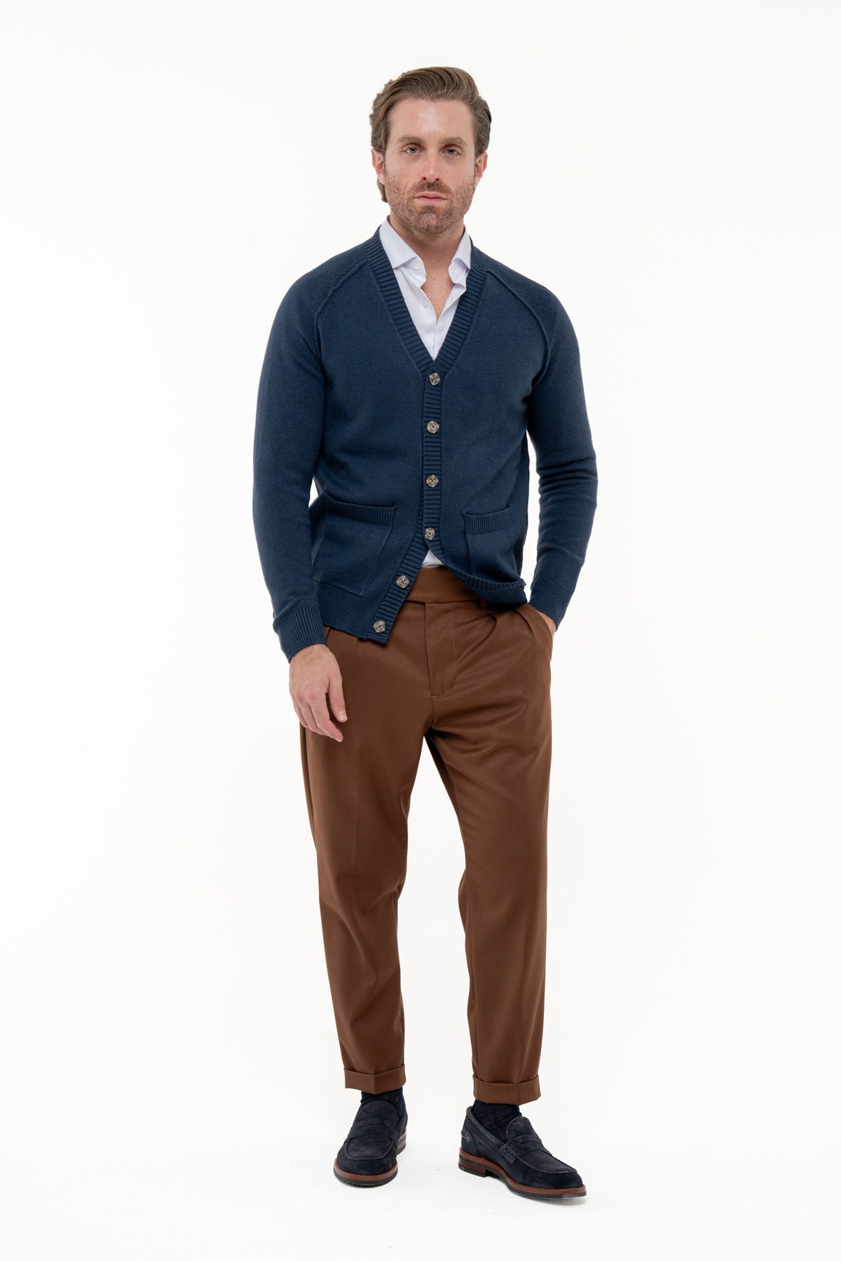 Cardigan con tasche