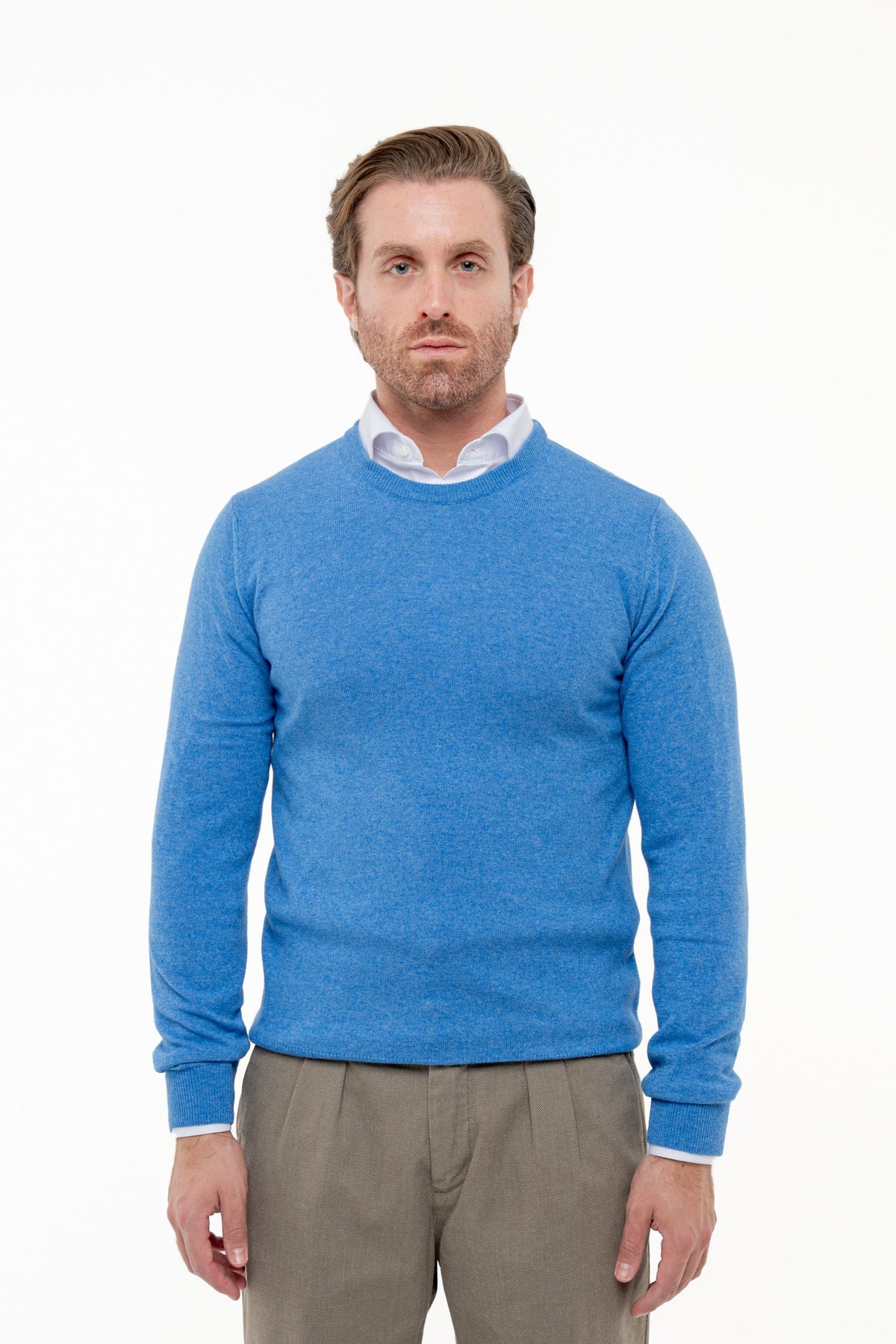 Maglia in mistolana e cashmere