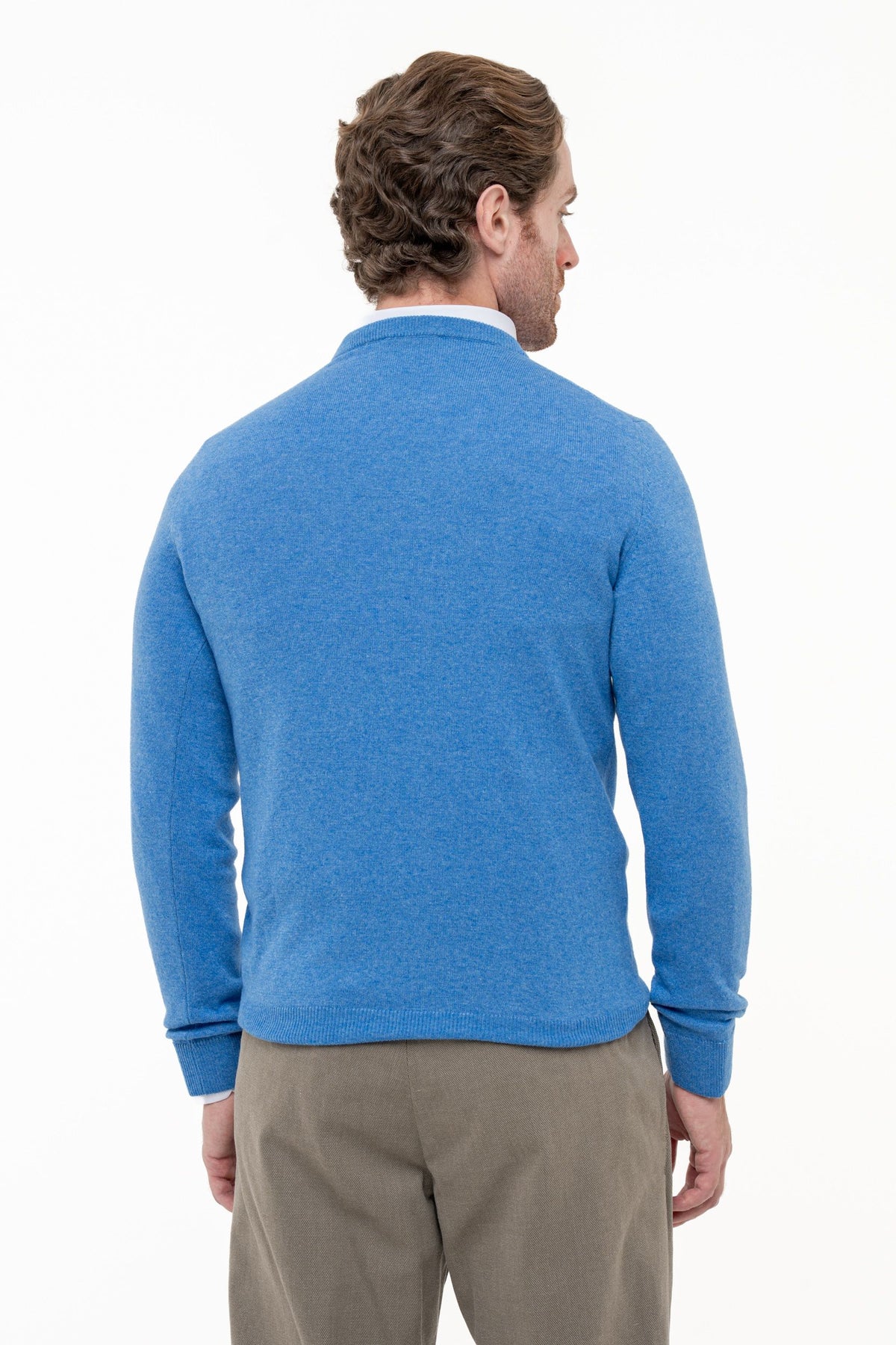 Maglia in mistolana e cashmere