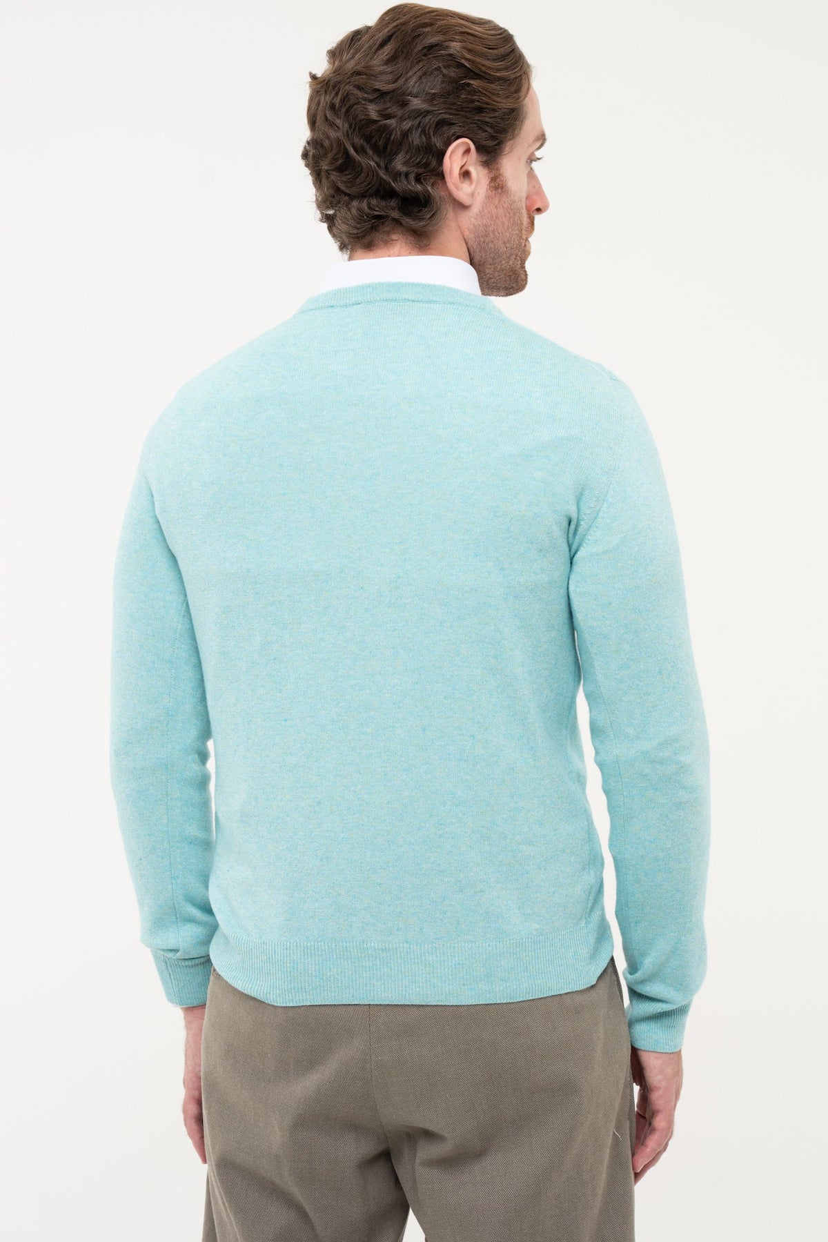 Maglia in mistolana e cashmere