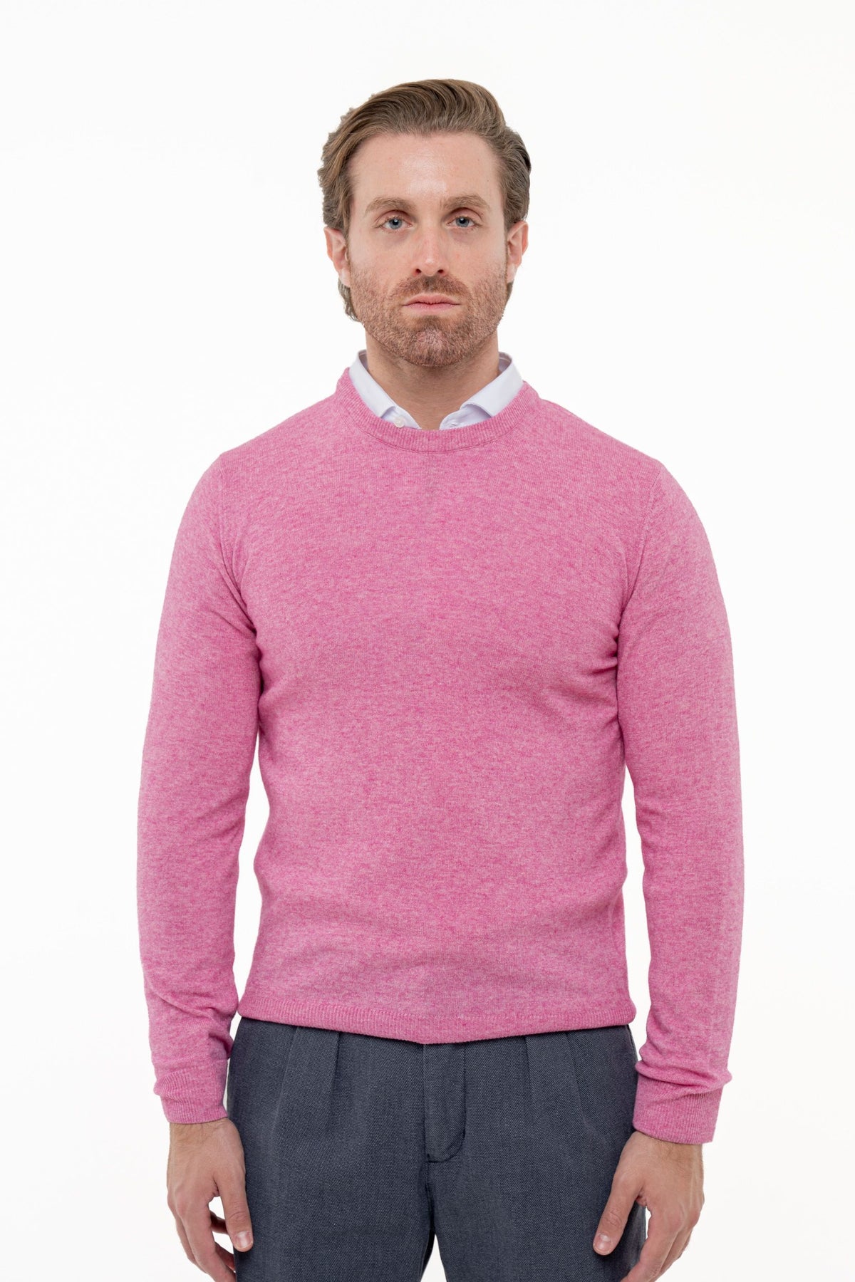 Maglia in mistolana e cashmere